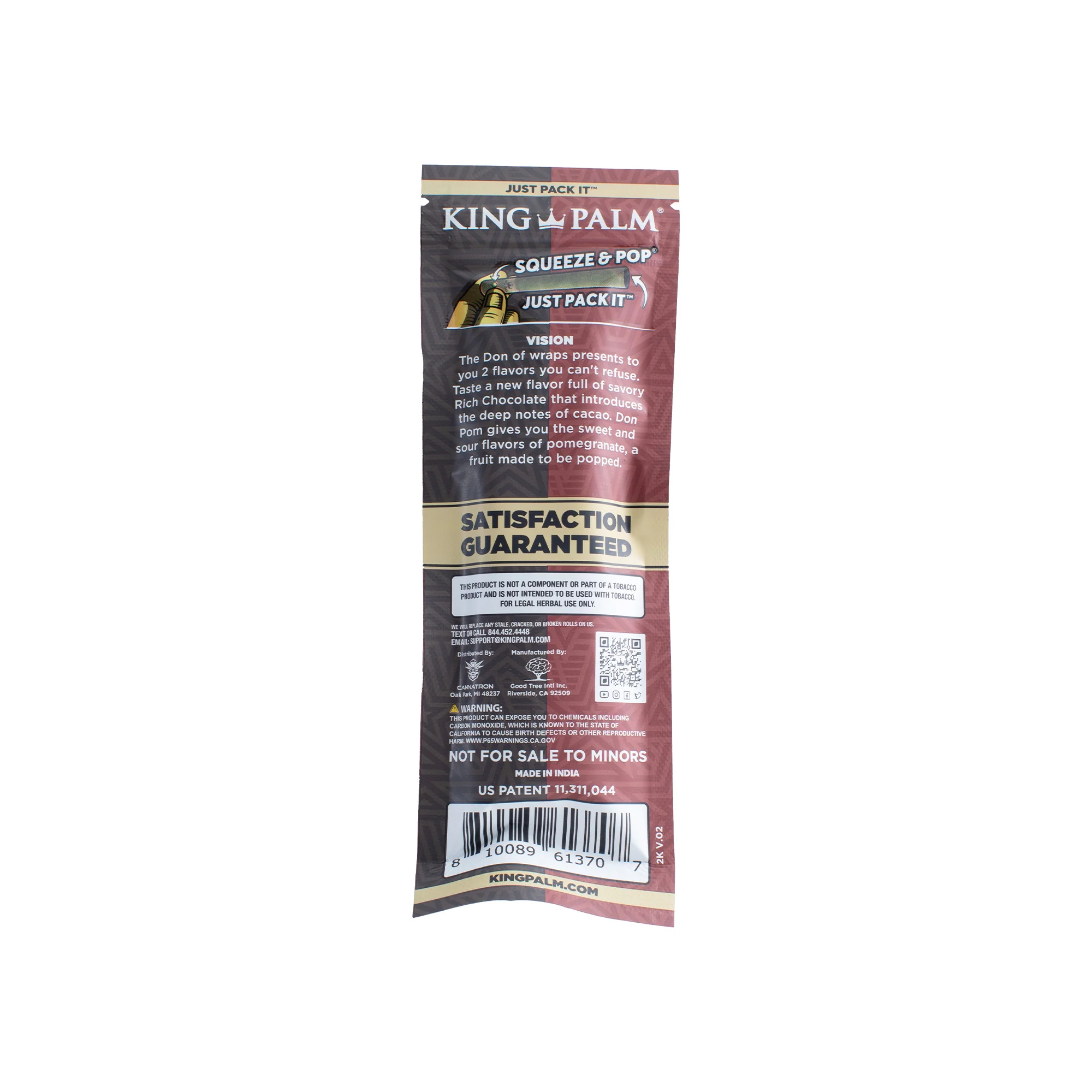 2 King Rolls - Dual Pack - Pomegranate &amp; Chocolate - 20 Units Per Display - Image 5