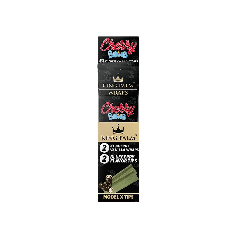 2 Palm Wraps - Cherry Bomb - Display Box - 15 Units Per Display - Image 2