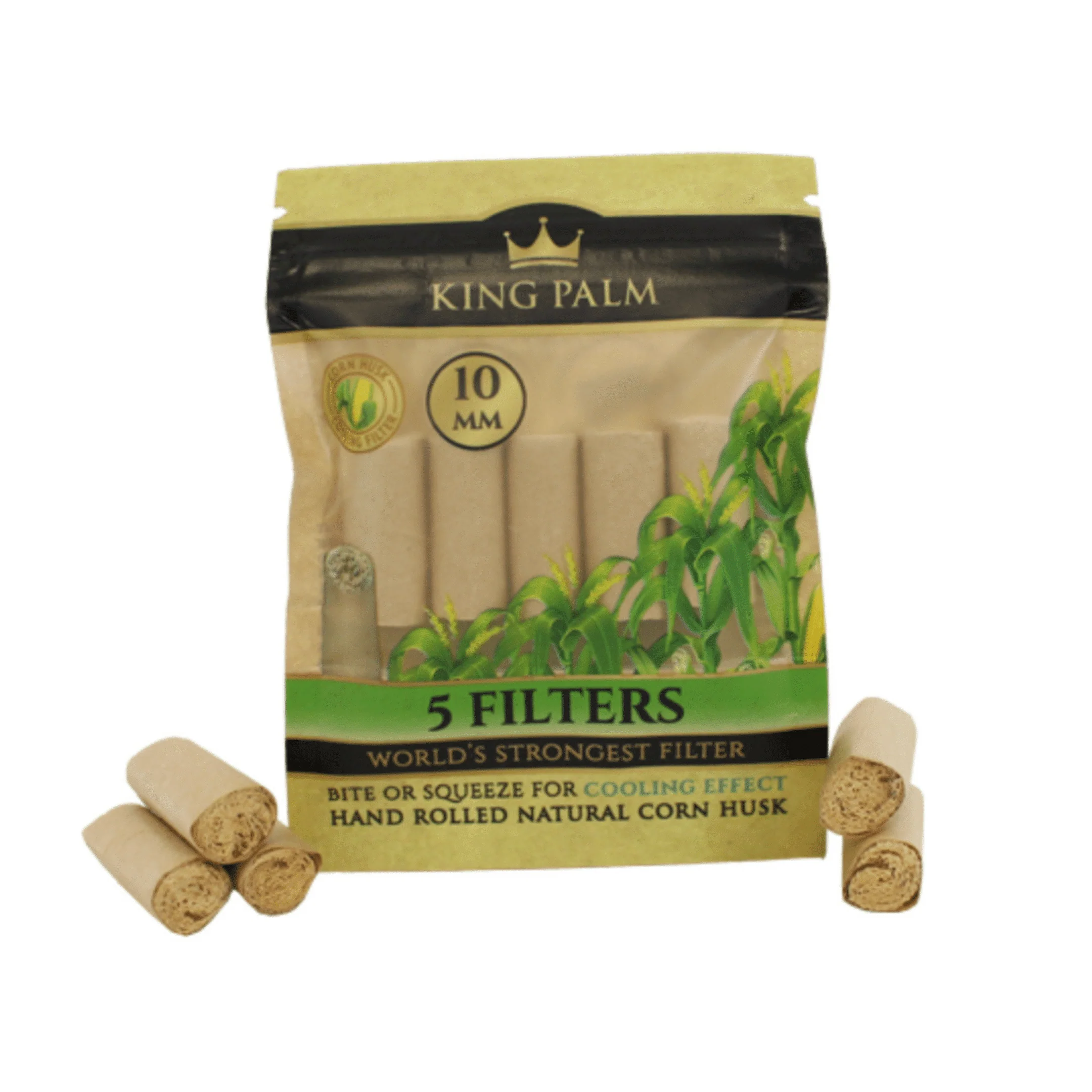 5 Corn Husk Filters (10mm)