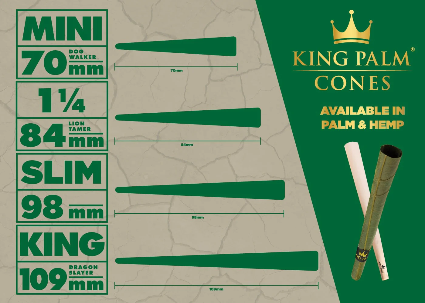 Mini (70mm) | 25 Pack | Palm Cones - Image 3